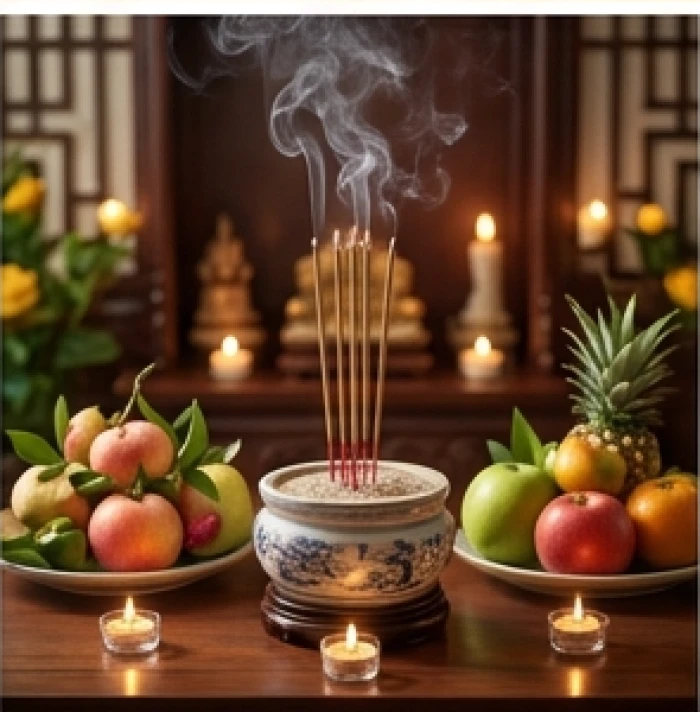 Linh án cúng sao giải hạn Toán Tận trang nghiêm trong nghi thức đọc văn khấn của tuổi Bính Tý