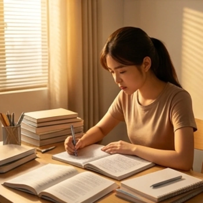 Sinh viên Bính Tuất tập trung cao độ ôn tập cho các kỳ thi quan trọng giữa kỳ vào những tháng giữa mùa hè