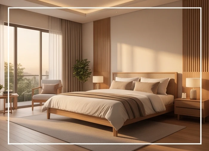 Giải pháp phong thủy bài trí phòng ngủ giúp hóa giải năng lượng Ngũ Quỷ cho cặp đôi vợ chồng cùng tuổi Giáp Thân