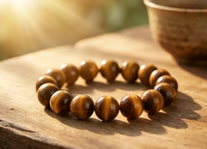 Vòng tay đá mắt hổ thiên nhiên mang lại bình an và may mắn cho bản mệnh tuổi Dần năm Bính Ngọ