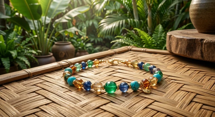 Bộ sưu tập vòng tay phong thủy tuổi sửu ngũ hành tương sinh chế tác từ đá tự nhiên cao cấp và gỗ trầm hương
