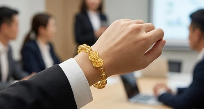 Vòng tay tỳ hưu phong thủy tuổi sửu đá tự nhiên xâu chắc chắn đeo trên cổ tay trái thu hút vượng khí