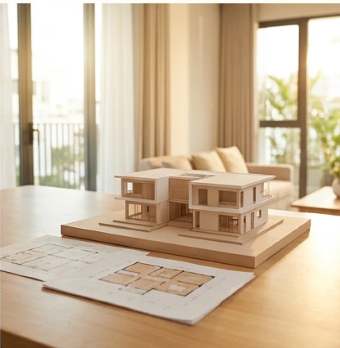Mô hình kiến trúc ngôi nhà hiện đại vững chãi hợp phong thủy cho nam Kỷ Mão giai đoạn trung vận