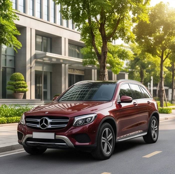 Mẫu xe ô tô màu đỏ mận mang vượng khí bản mệnh Hỏa dành cho người tuổi Bính Dần 1986 phát triển kinh doanh