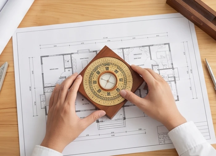 Kiểm tra hướng nhà bằng la bàn phong thủy để xác định chính xác tọa độ sinh khí cho gia chủ sinh năm 1983