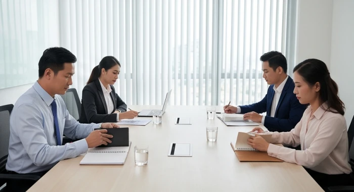 Nhóm làm việc tạm dừng cuộc thảo luận căng thẳng để giảm áp lực khi người quản lý có dấu hiệu mất kiểm soát