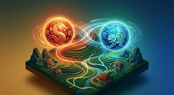 Biểu đồ phong thủy phương Đông giải thích khái niệm xung thái tuế là gì và cách hóa giải bản mệnh